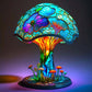 Creative Resin Stained Glass Plant Series Table Lamps