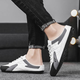 mens backless sneakers