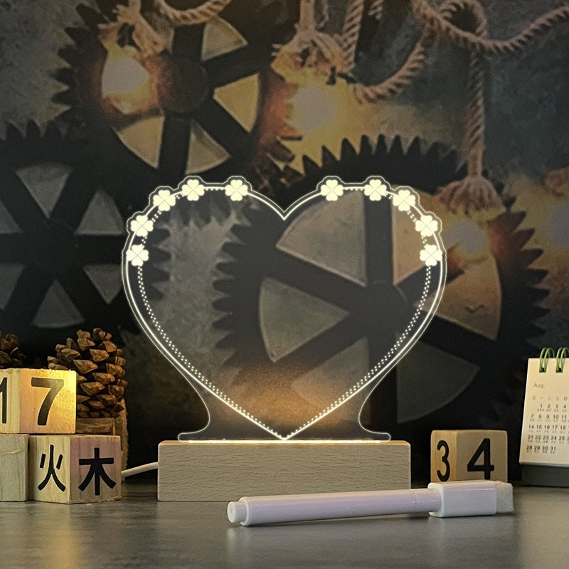 Creative Message Board With Light