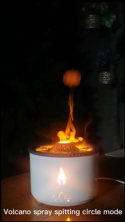 Creative Volcano Aromatherapy Jellyfish Humidifier | Diffuser | Night Light