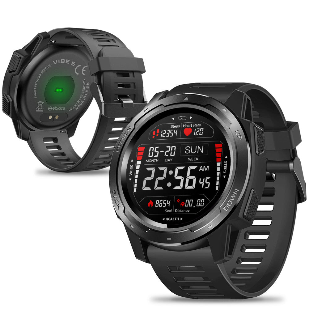 Zeblaze AMBIANCE 5 Full Round Screen Smart Watch With Heart Rate Sensor