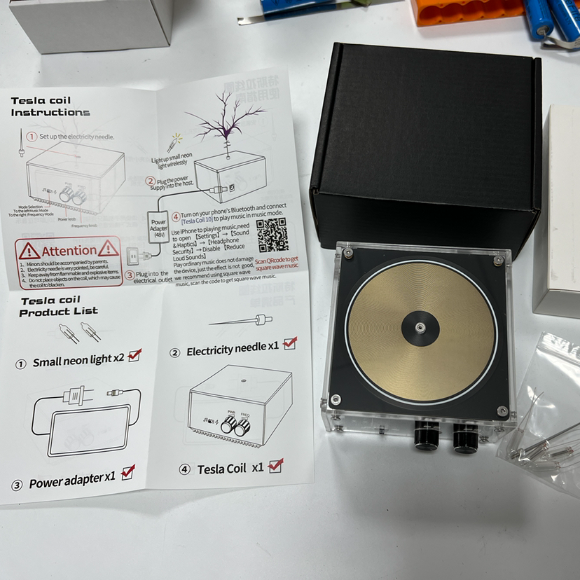 TXSSND Magical Music Tesla Coil Bluetooth Speaker – Sallye Shop