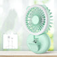 Portable Mini USB Charging Fan With Fill Light for Selfie
