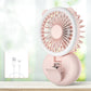 Portable Mini USB Charging Fan With Fill Light for Selfie
