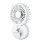 Portable Mini USB Charging Fan With Fill Light for Selfie