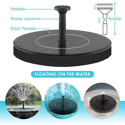 Solar Powered Water Fountain