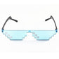 Funny Two-dimensional Prom Mosaic Sunglasses