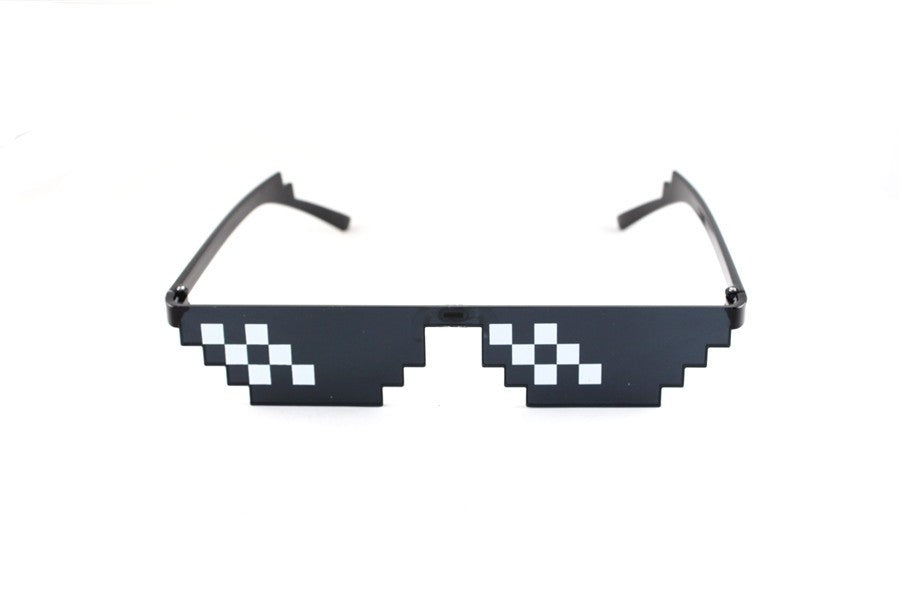 Funny Two-dimensional Prom Mosaic Sunglasses