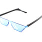 Funny Two-dimensional Prom Mosaic Sunglasses
