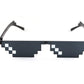 Funny Two-dimensional Prom Mosaic Sunglasses