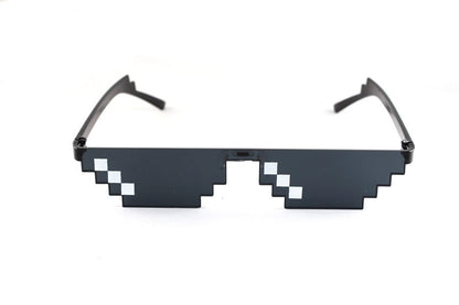 Funny Two-dimensional Prom Mosaic Sunglasses