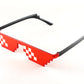 Funny Two-dimensional Prom Mosaic Sunglasses