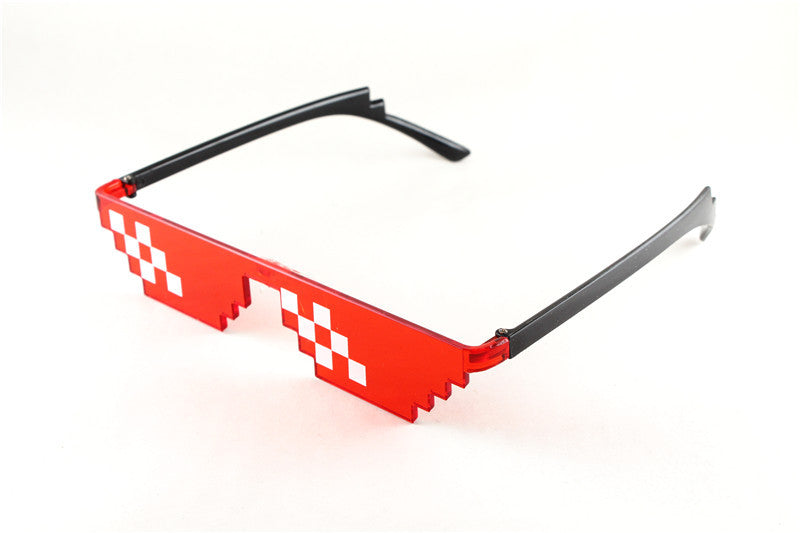 Funny Two-dimensional Prom Mosaic Sunglasses