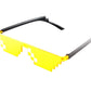 Funny Two-dimensional Prom Mosaic Sunglasses