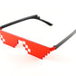 Funny Two-dimensional Prom Mosaic Sunglasses