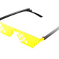 Funny Two-dimensional Prom Mosaic Sunglasses