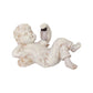 Cute Boy and Girl Resin Statue Craft With Solar Lighted Firefly Jar