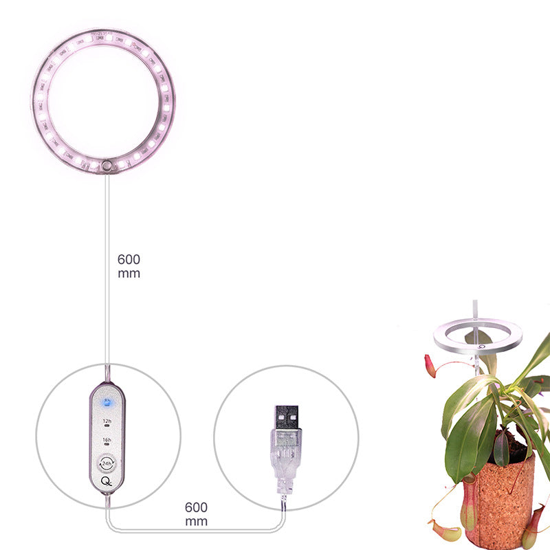 LED Full Spectrum Angel Ring Plant Grow Light