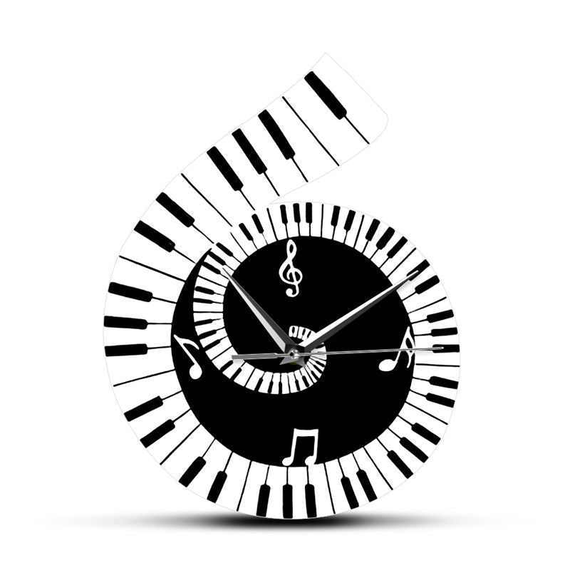 Creative Piano Keyboard Decorative Wall Clock