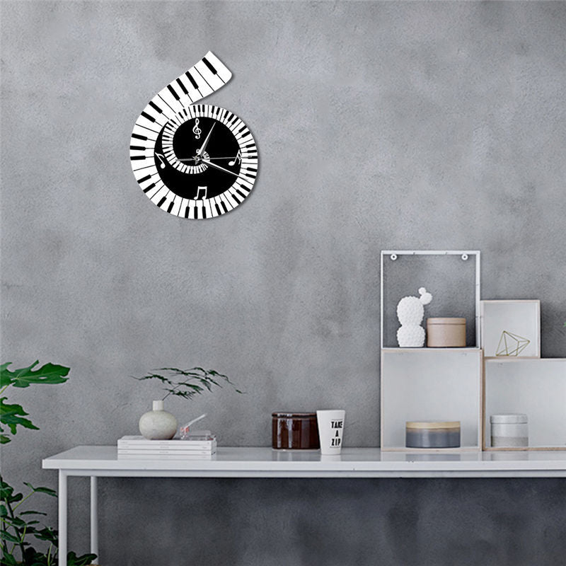 Creative Piano Keyboard Decorative Wall Clock
