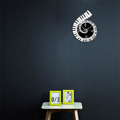 Creative Piano Keyboard Decorative Wall Clock