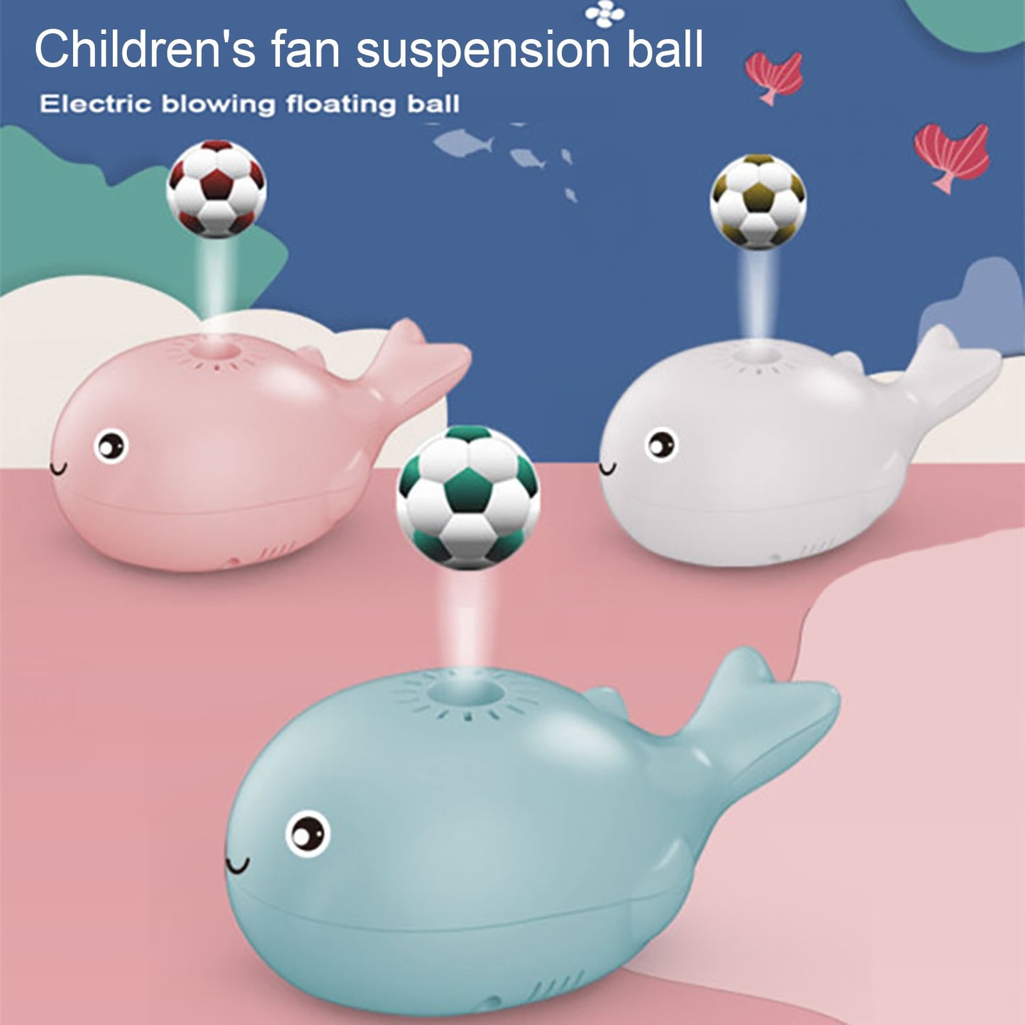 Electric Fan With Floating Ball Toys