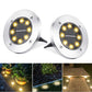 SolarLight™ Waterproof Solar Powered Ground 8/12/20 LED Light
