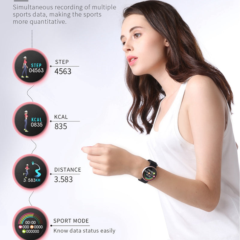 Smart Bracelet For Women - Heart Rate Sensor | Period Reminder
