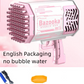 69 Holes Soap Bubbles Machine Gun With Light