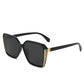 Large frame square glasses