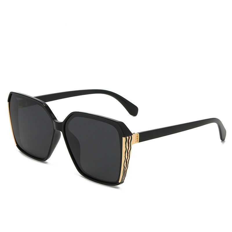 Large frame square glasses