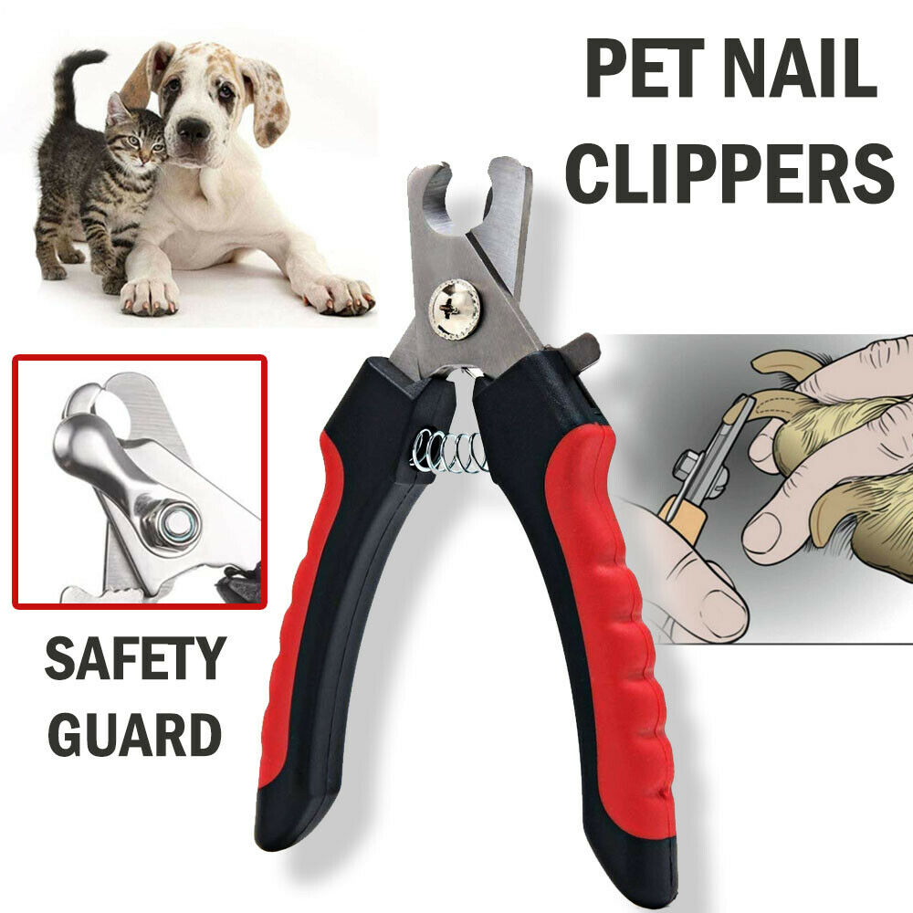 Pet Nail Clippers With Safety Guard