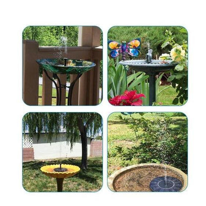 Solar Powered Water Fountain