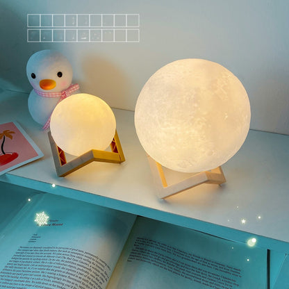 Rechargeable Moon LED Night Light