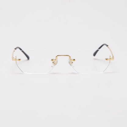 New Fashion Polygonal Frameless Sunglasses Women