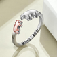 Mama Bear Rings 925 Sterling Silver Mothers Ring Mom Jewelry