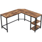 L-Shaped Corner Computer Office Table PC Laptop Workstation Home Table
