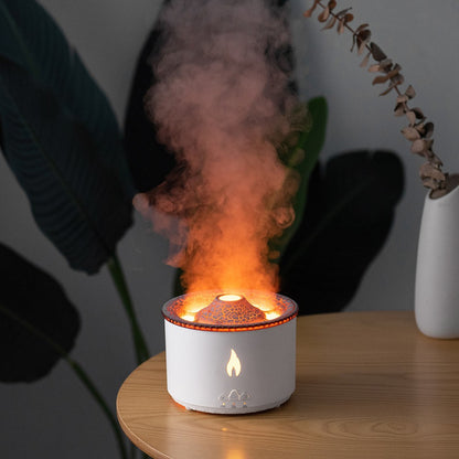 SEAAN Volcano Humidifier, Jellyfish Mist Flame Diffuser for Bedroom Home  and Office, Pulsating/Continuous Modes, 360ml : : Home & Kitchen