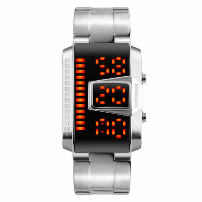 SKMEI 1179 Fashion Men Watch Waterproof Creative LED Digital Watch