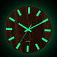 Wooden Wall Clock Glow in the Dark