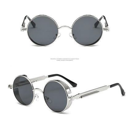 Round Metal Retro Fashion Sunglasses