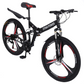 26" Folding Full Suspension Mountain Bike | Shimano Parts|21-Speed