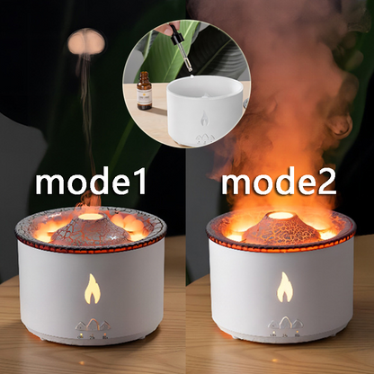Creative Volcano Aromatherapy Jellyfish Humidifier | Diffuser | Night Light