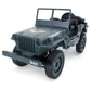 1:10 2.4G 4WD RC Off-Road Military Truck With Canopy and LED Light - Jedi Proportional Control - Crawler - RTR - JJRC Q65