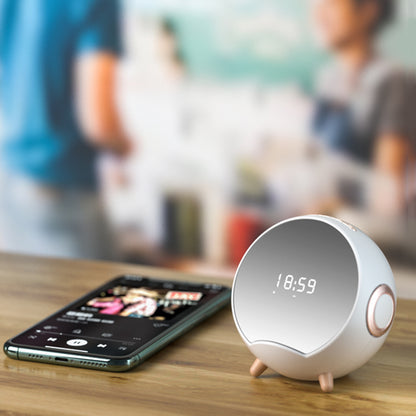 Portable Alarm Clock with Bluetooth Speaker | Wireless Charging