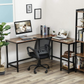 L-Shaped Corner Computer Office Table PC Laptop Workstation Home Table