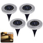 SolarLight™ Waterproof Solar Powered Ground 8/12/20 LED Light