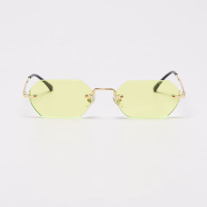 New Fashion Polygonal Frameless Sunglasses Women