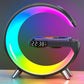 NIXOO Intelligent Atmosphere Lamp With Bluetooth Speaker | Wireless Charger | Clock | Alarm