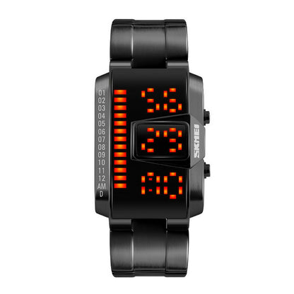 SKMEI 1179 Fashion Men Watch Waterproof Creative LED Digital Watch